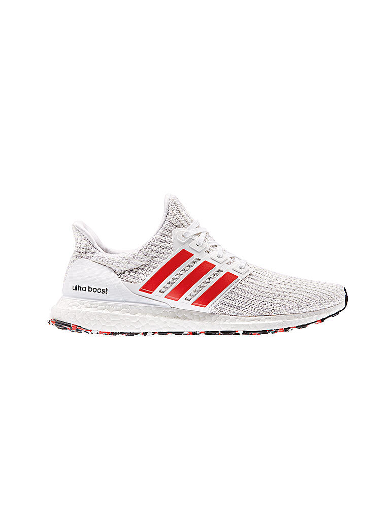 Adidas ultra boost white hotsell active red & chalk